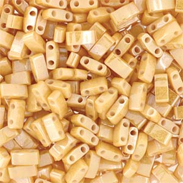 Miyuki Half Tila Bead 5mm Lt Caramel Cey 5g