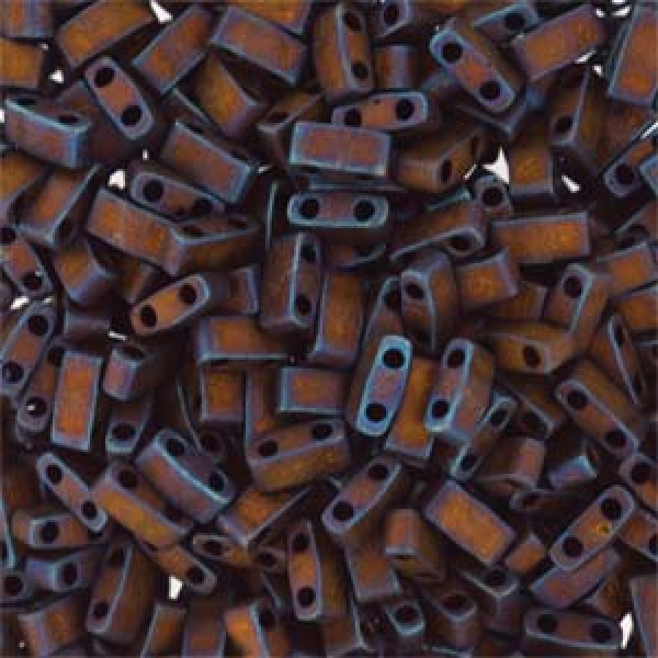 Miyuki Half Tila 5mm Matt Met Copper 5g