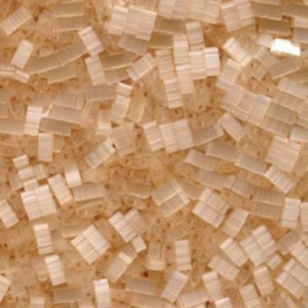 Miyuki Half Tila Bead 5mm Silk Pale Peach 50g