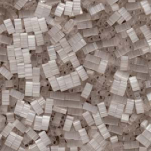 Miyuki Half Tila Bead 5mm Silk Pale Lt Lilac  5g