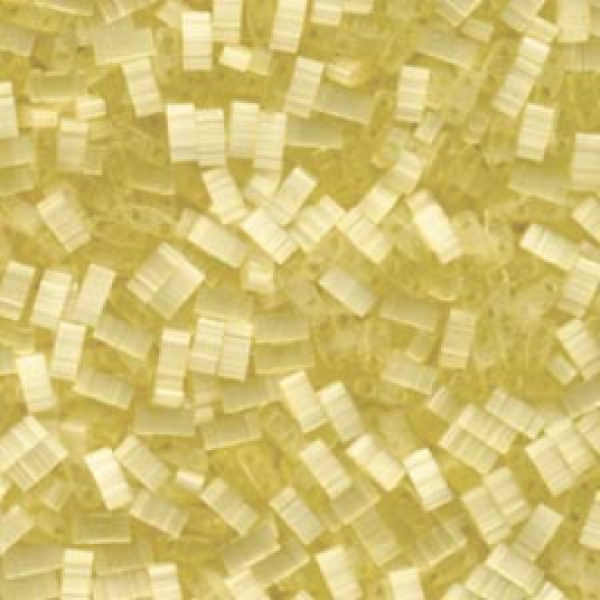 Miyuki Half Tila Bead 5mm Silk Pale Yellow 5g