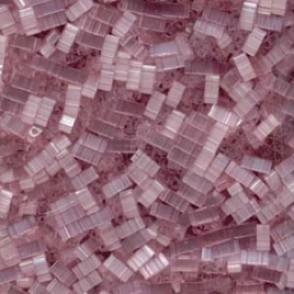 Miyuki Half Tila 5mm Silk Pale Dusty Rose 5g