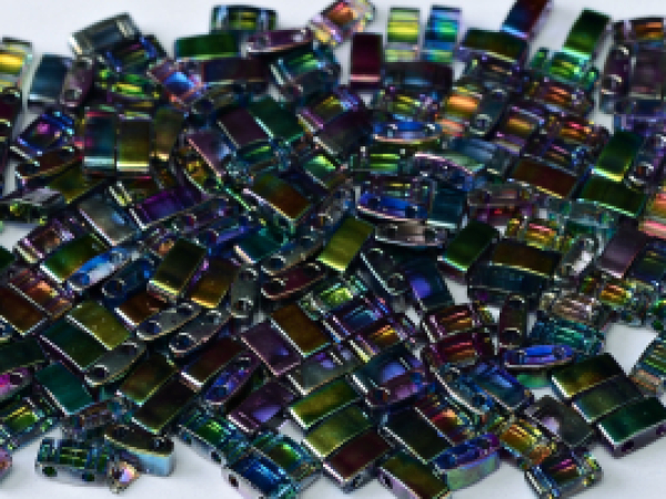 Miyuki Half Tila 5mm Crystal Mgic Blue 5g