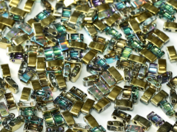 Miyuki Half Tila 5mm Golden Rainbow 5g