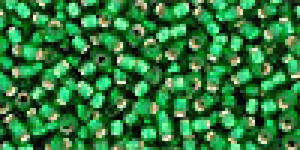 Toho 2,0mm (0027BF) Silver Lined Frost Grass Green 250g