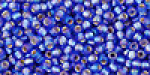 Toho 2,0mm (2035F) Silver Lined Frost Rainbow Sapphire 250g