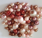 Glaswachsperle Mix Pink 50g