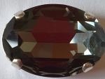 Swarovskistein oval 30x22mm Black Diamond gef.