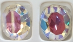 Swarovskistein oval 30x22mm Crystal  AB